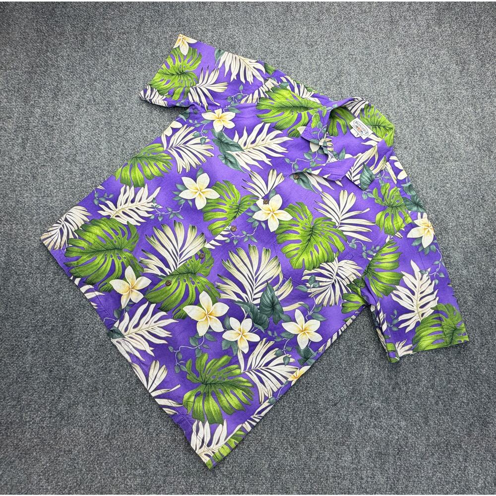 Vintage Pacific Legend Hawaiian Shirt made In USA XL Rayon